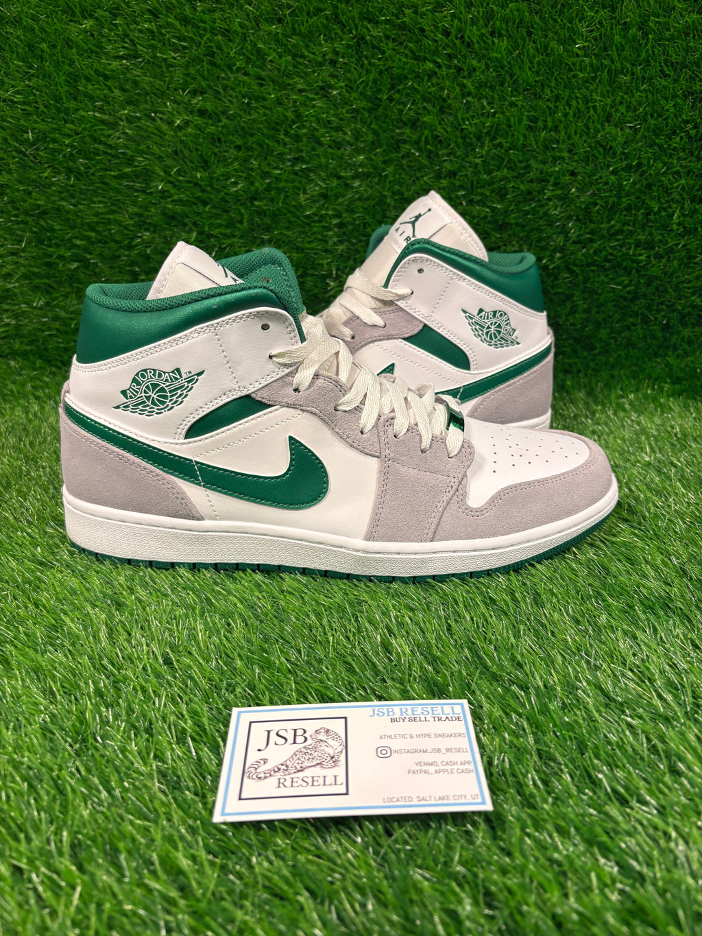 Size 12 - Jordan 1 “Grey Pine Green”