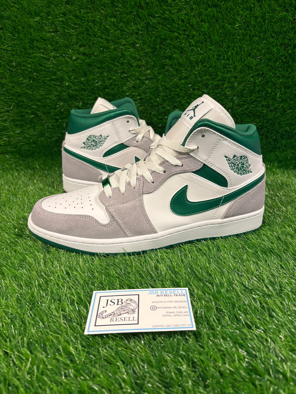 Size 12 - Jordan 1 “Grey Pine Green”