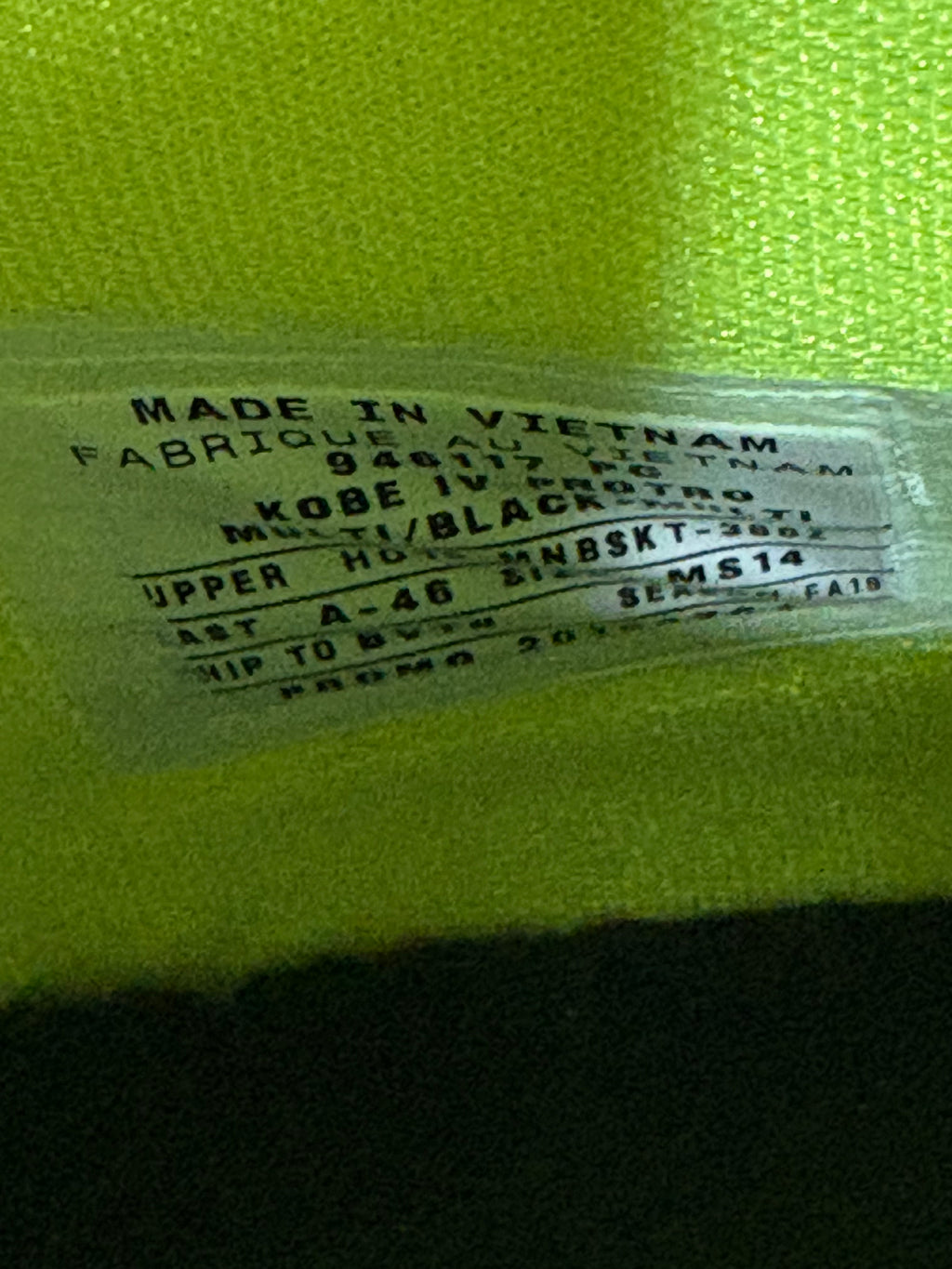 Size 14 - Kobe 4 Protro “Wizenard” PE PROMO