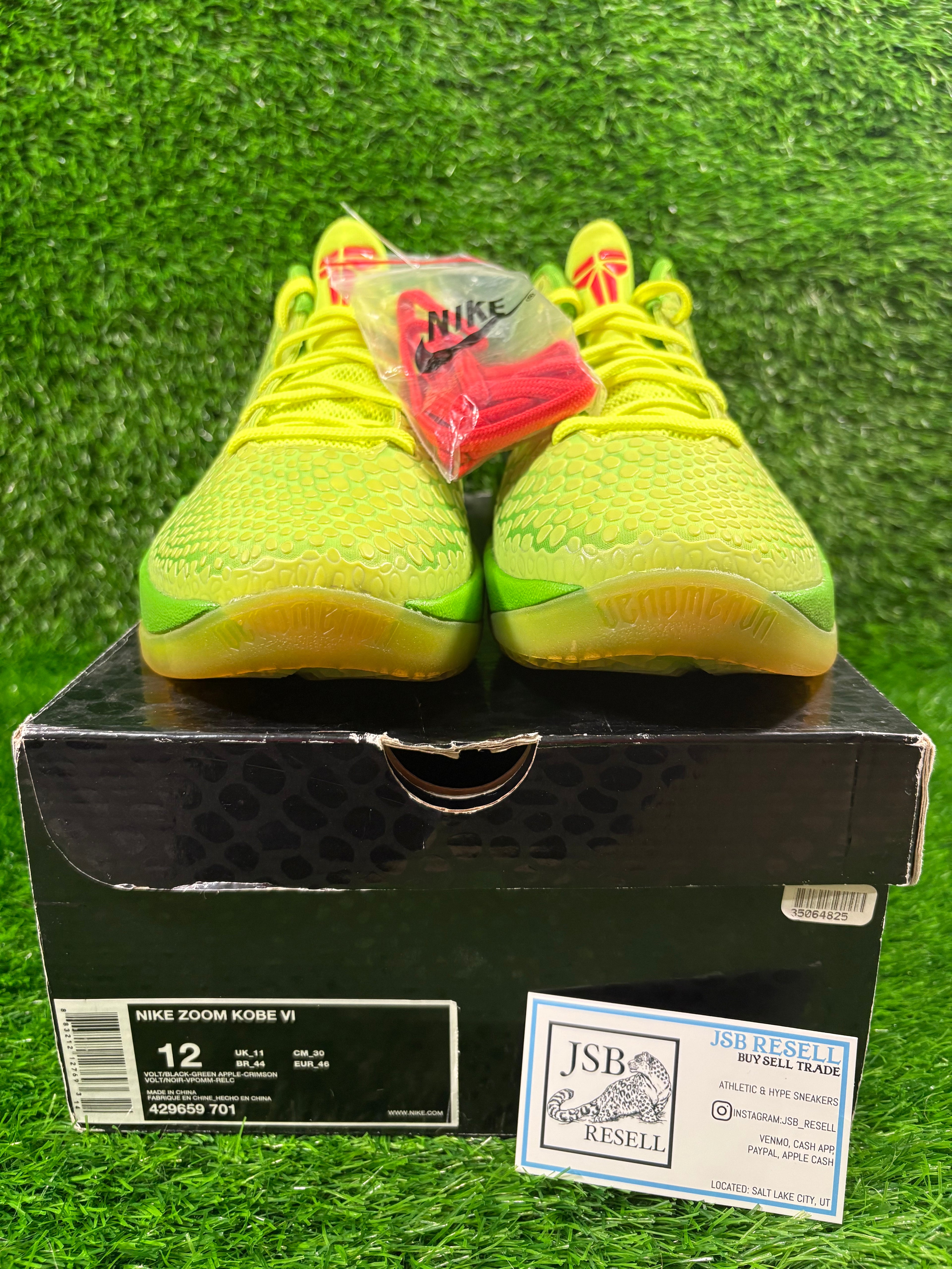 Kobe 6 “Grinch” OG (Size 12)