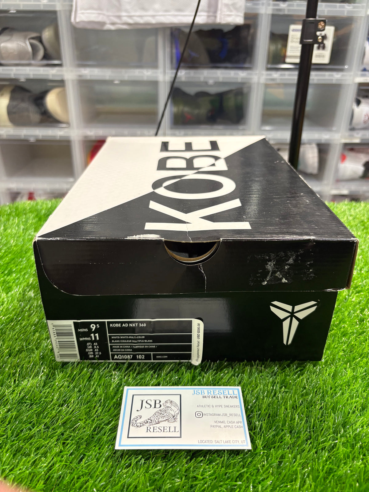 Size 9.5 - Kobe A.D. NXT 360 “White Multicolor”