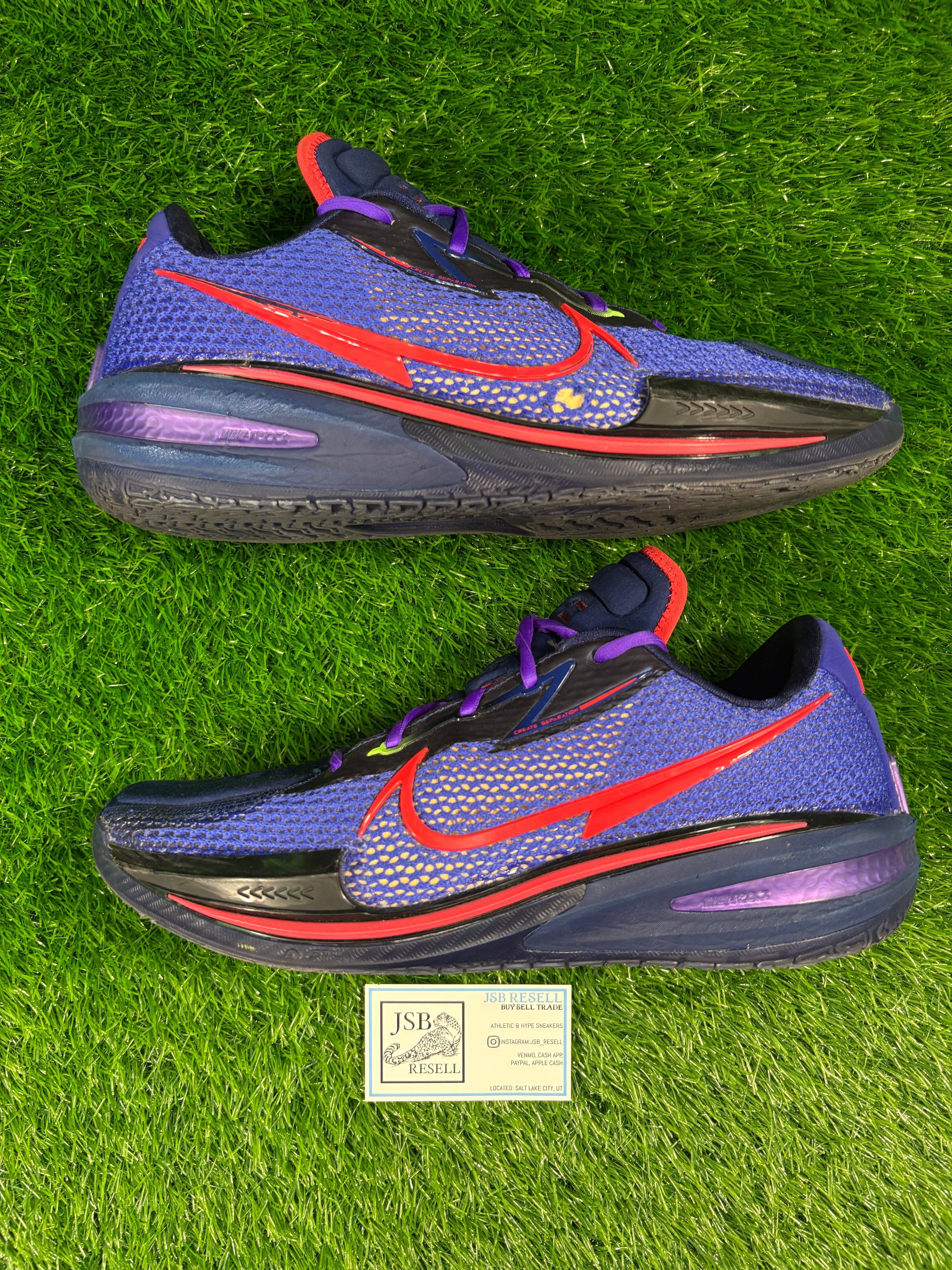 GT Cut 1 “Blue Bolt Siren Red” (Size 12)