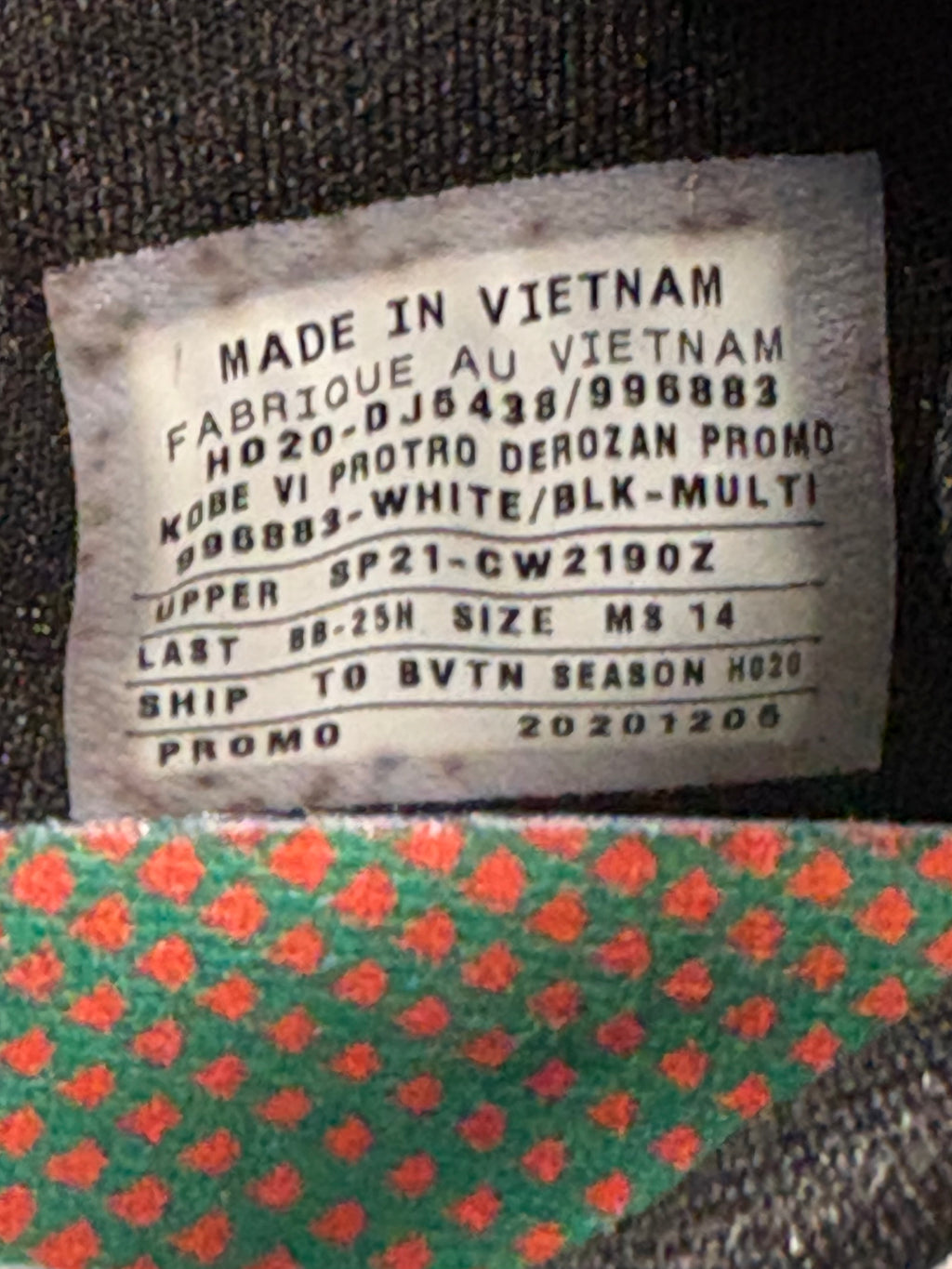 Kobe 6 Protro “DeMar DeRozan”