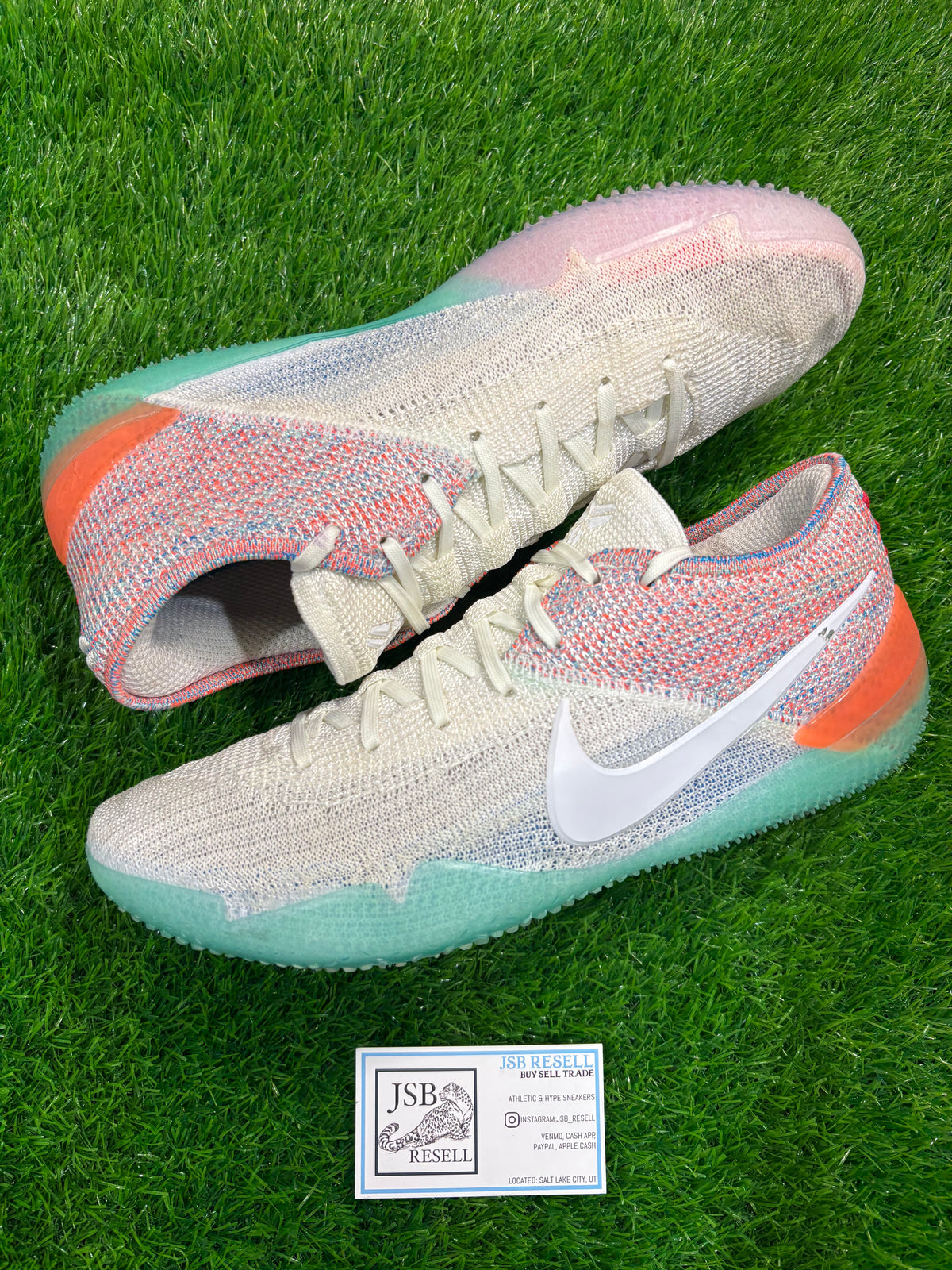 Size 9.5 - Kobe A.D. NXT 360 “White Multicolor”