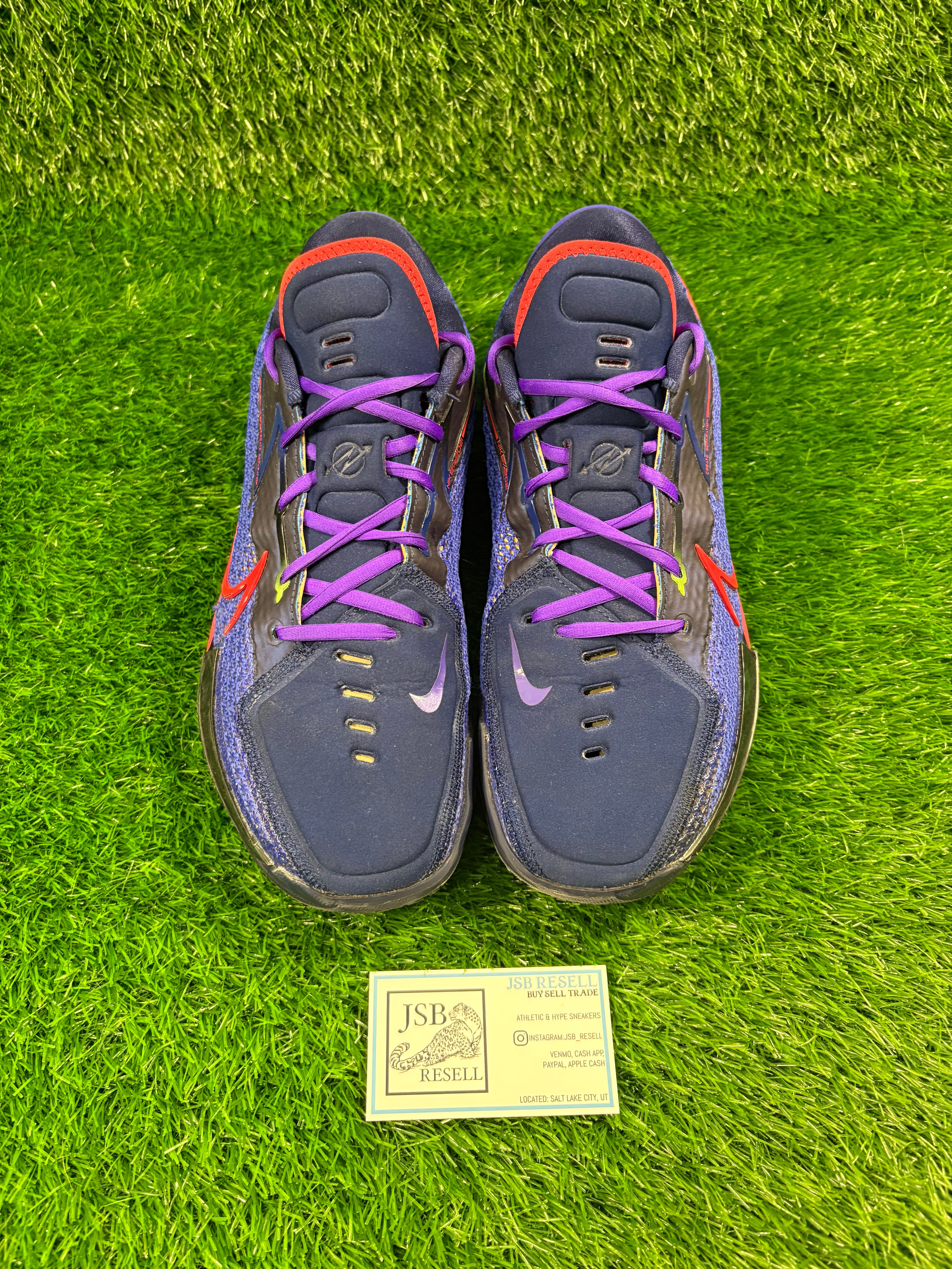 GT Cut 1 “Blue Bolt Siren Red” (Size 12)