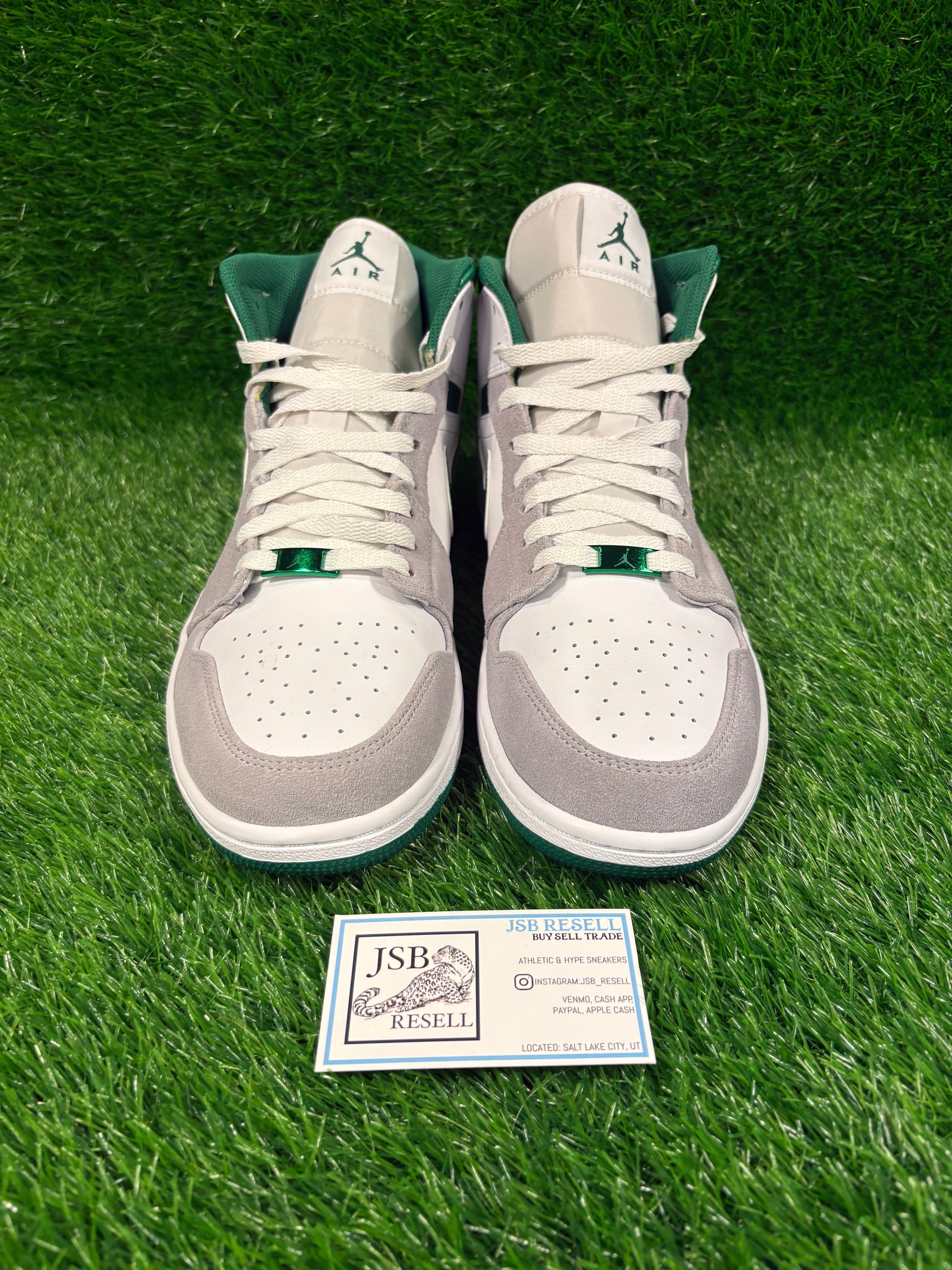 Size 12 - Jordan 1 “Grey Pine Green”