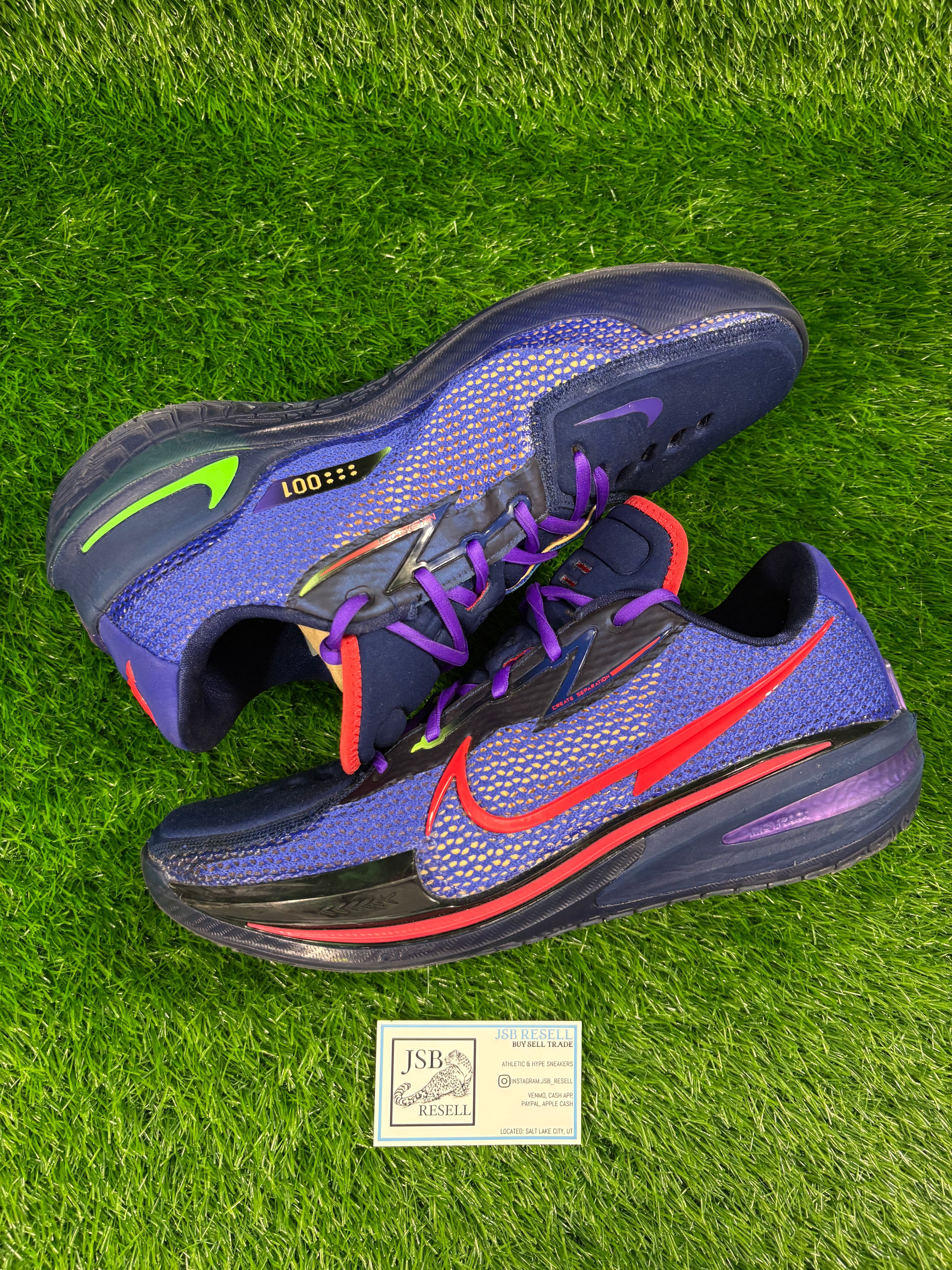 GT Cut 1 “Blue Bolt Siren Red” (Size 12)