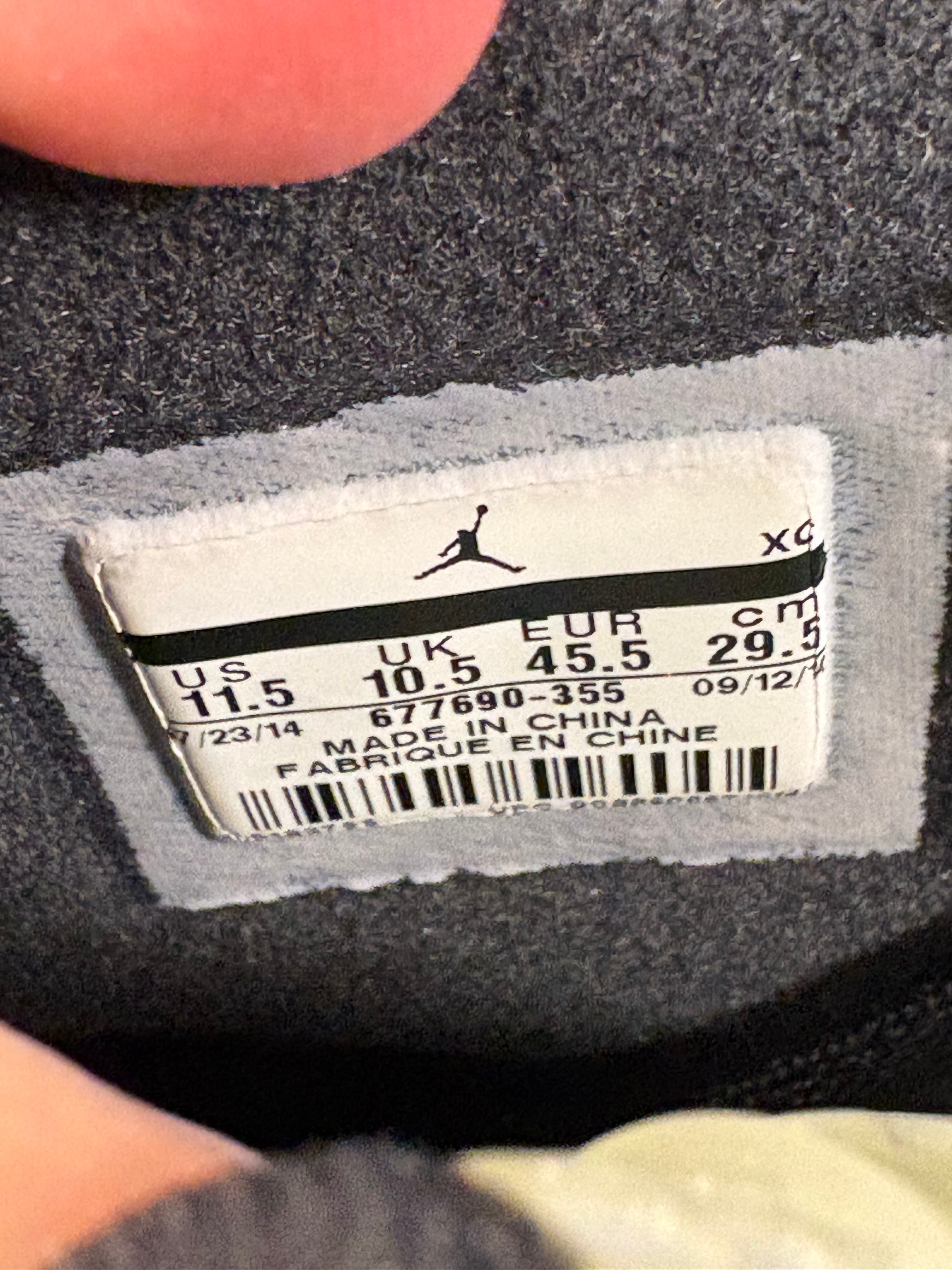 Size 11.5 - Jordan 1 4Lab1 “Reflective glow”