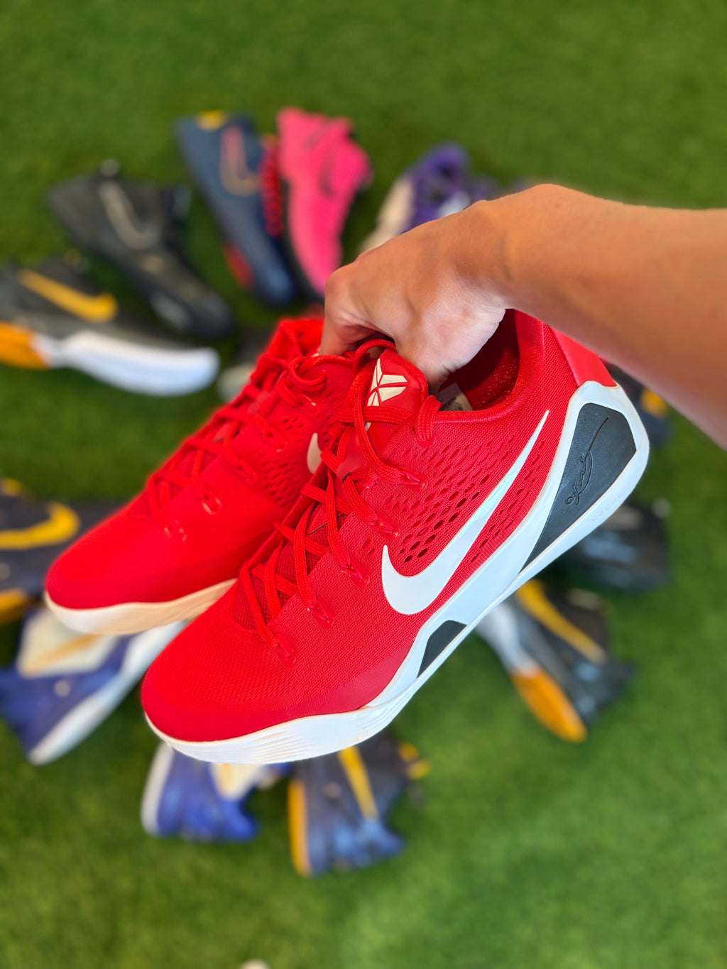 Size 13 - Kobe 9 Protro "University Red" TB