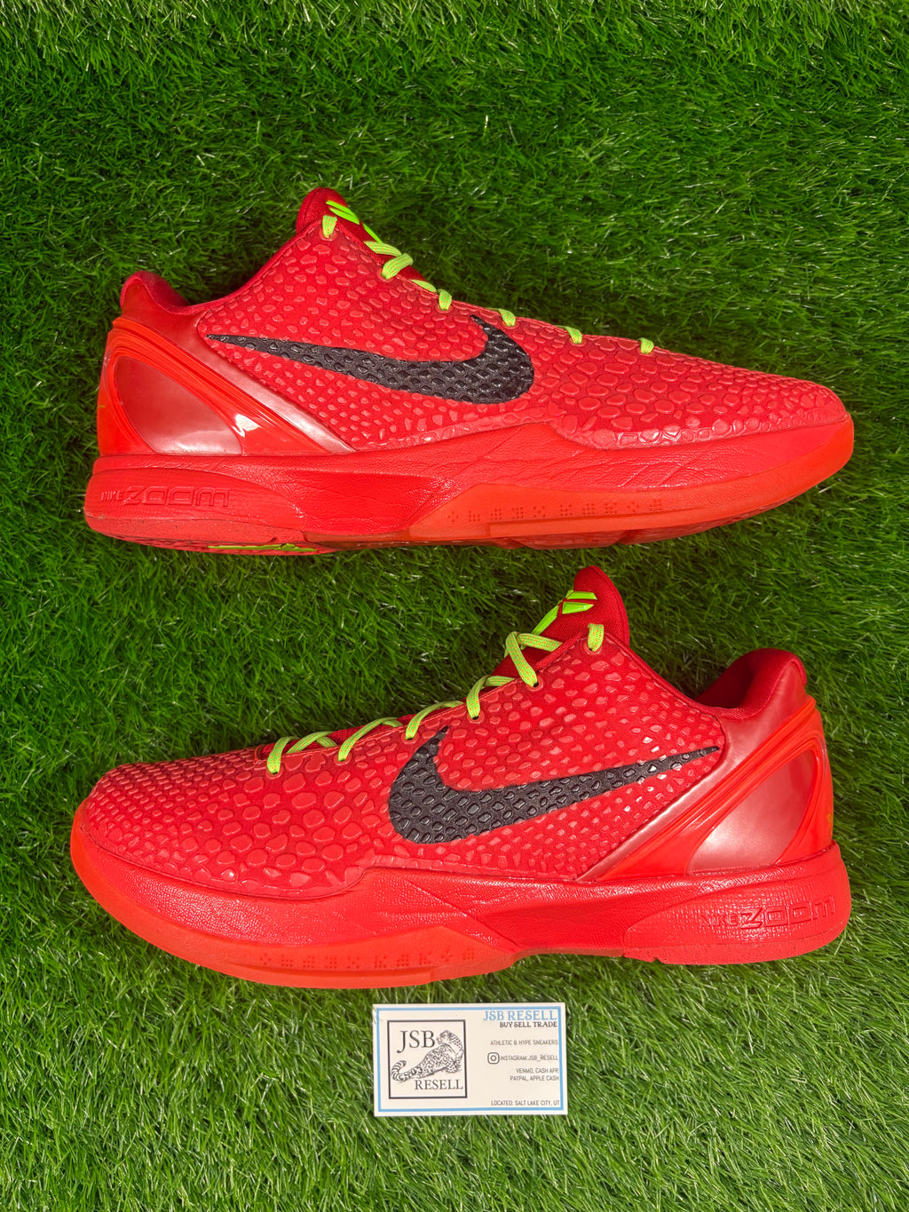 Kobe 6 Protro “Reverse Grinch” (Size 13)