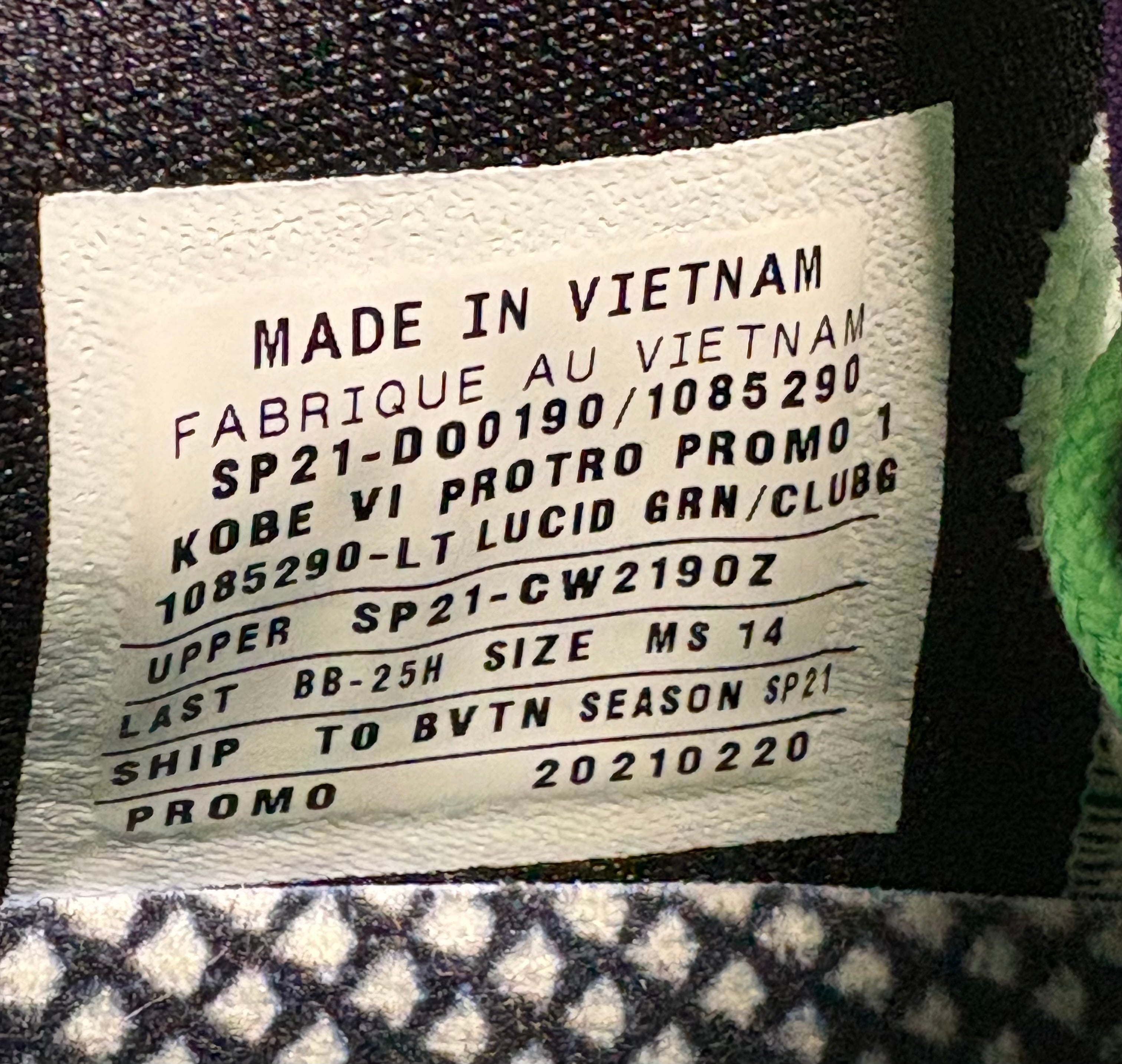 Kobe 6 Protro “DeMar DeRozan”