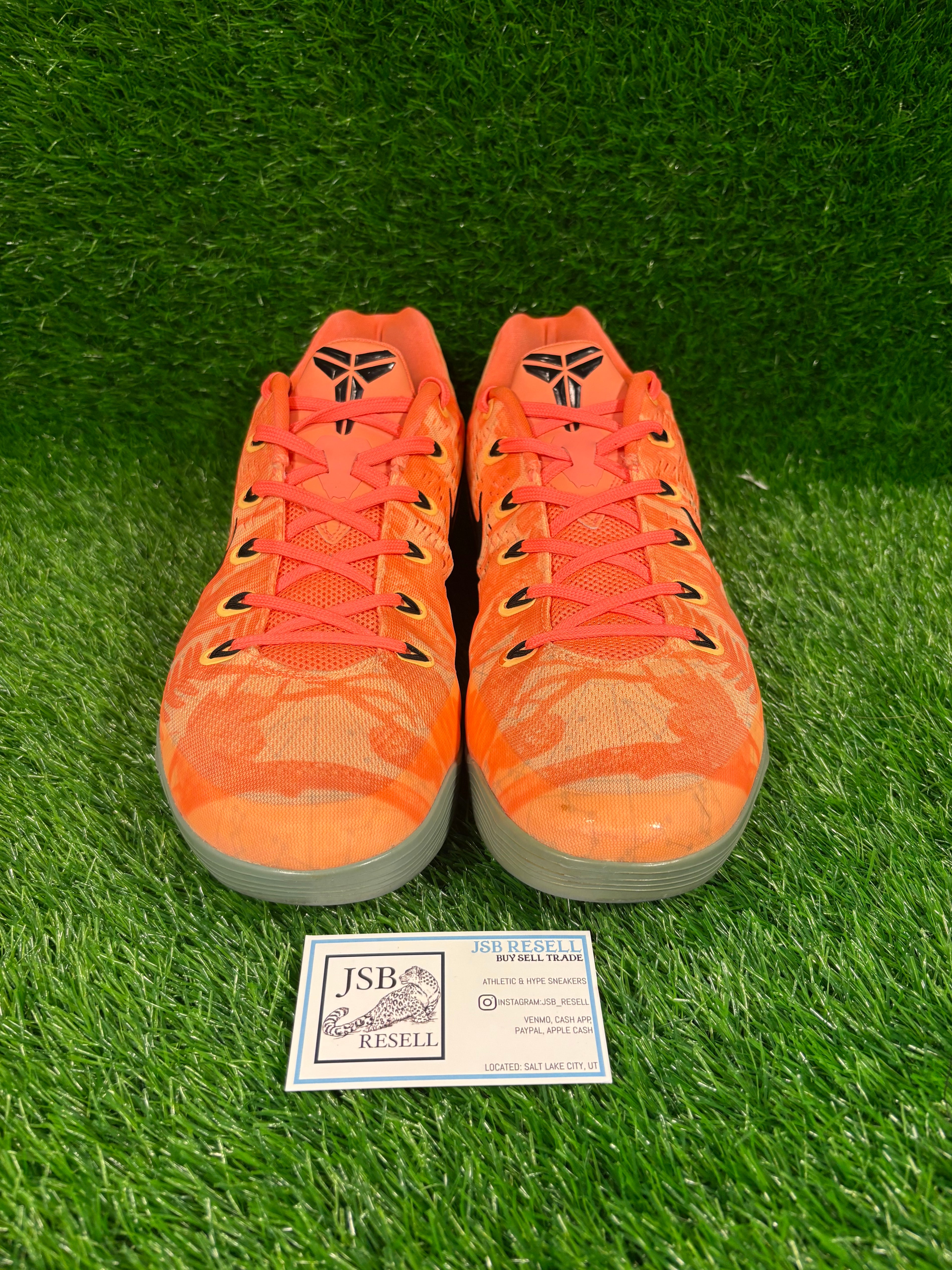 Kobe 9 low em “Bright Mango” (Size 12)