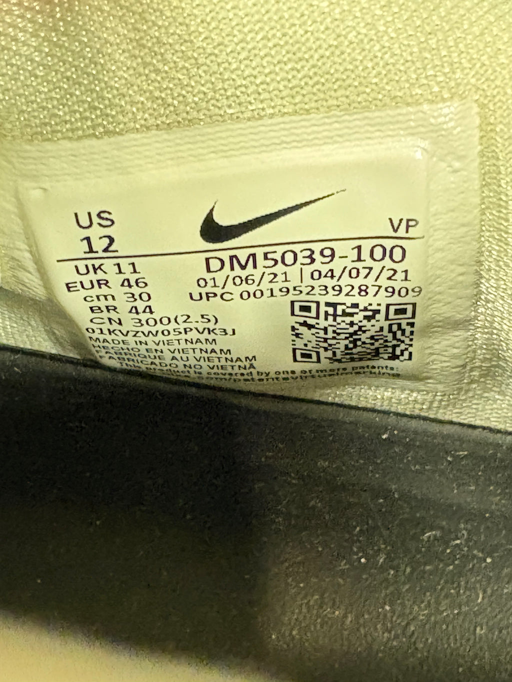 GT Cut “Black White” (Size 12)