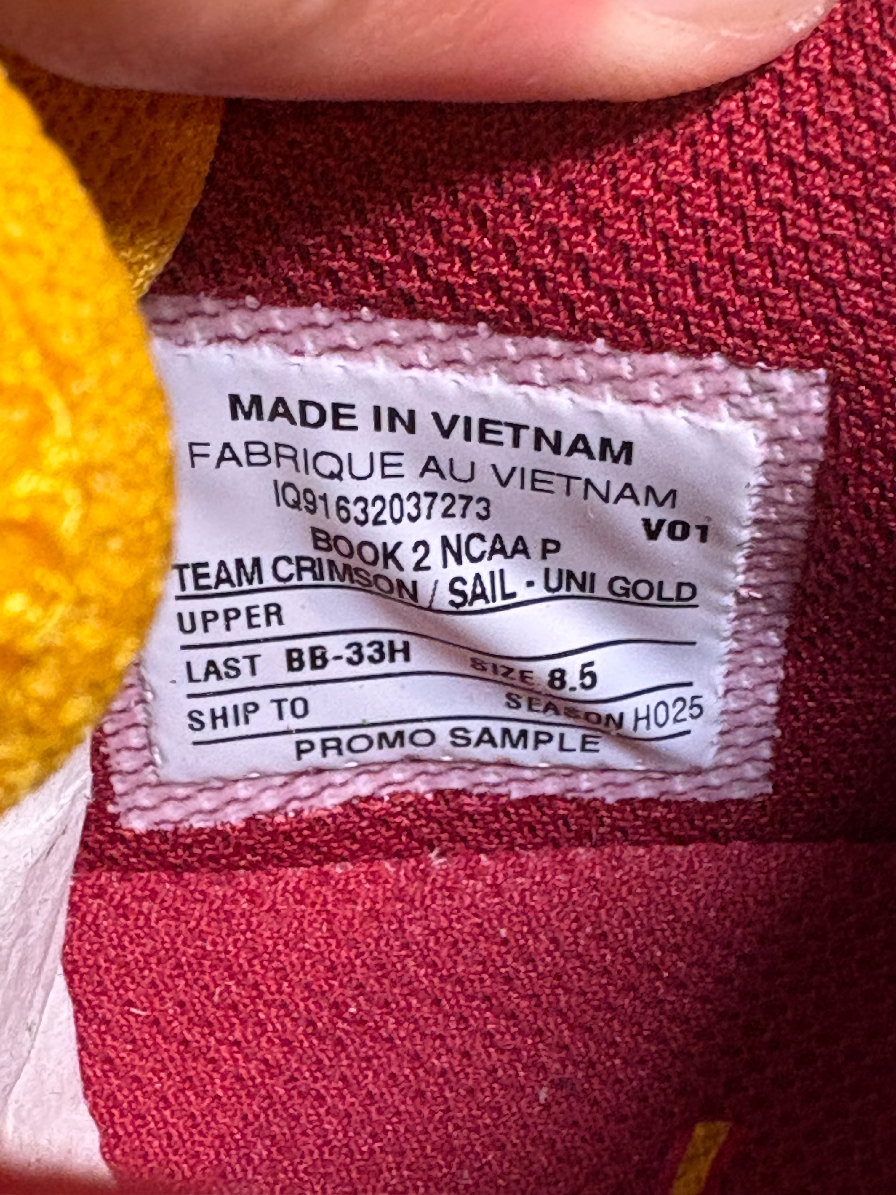 Book 2 “USC” (Size 8.5) PE PROMO SAMPLE