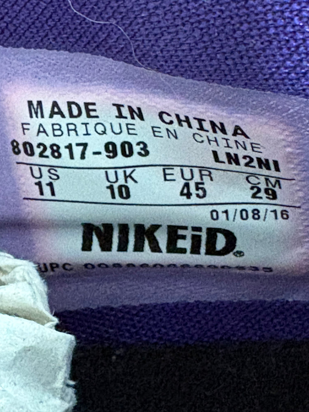 Kobe 10 Elite “NikeID” (Size 11)