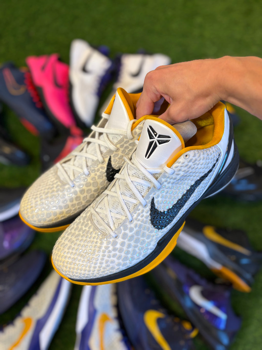 Size 13 - Kobe 6 Protro "White Del Sol"