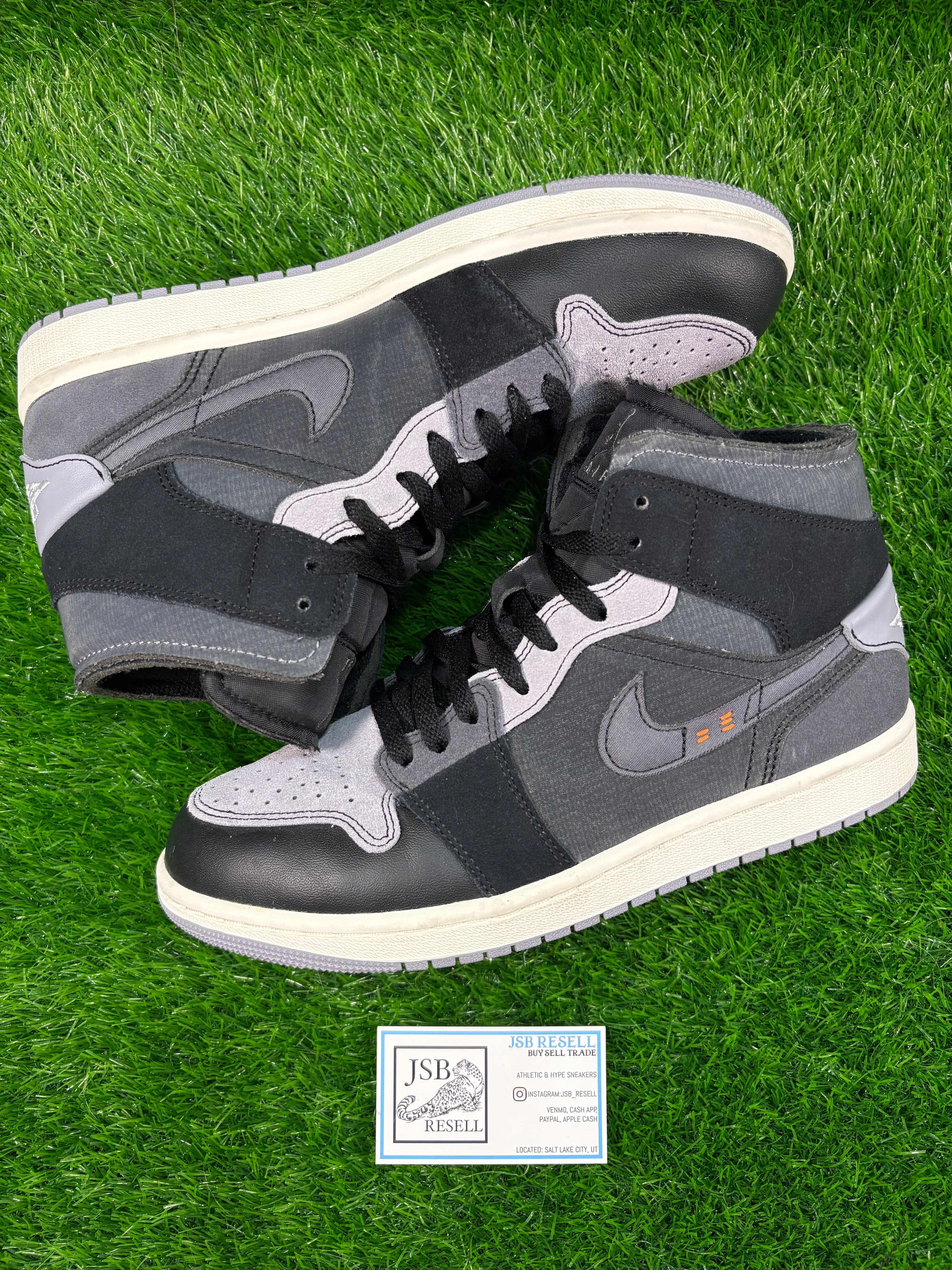 Jordan 1 Mid “Craft Inside Out Black”